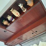 Vintage Louis van Teeffelen sideboard for Wébé, antique secretary buffet