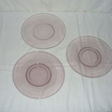 set dessert service signed Verlys of the 30s art deco