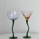 Duo de verres soufflés