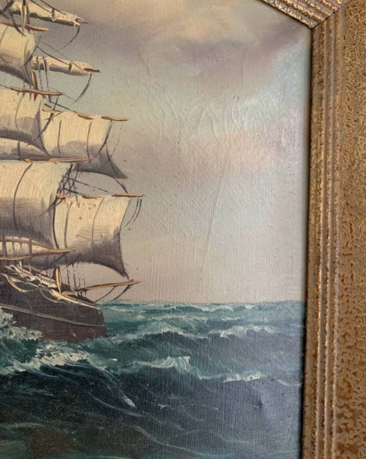 Old marine painting