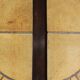 Round coffee table herbarium Roger Capron, Vallauris - ceramic and wooden structure