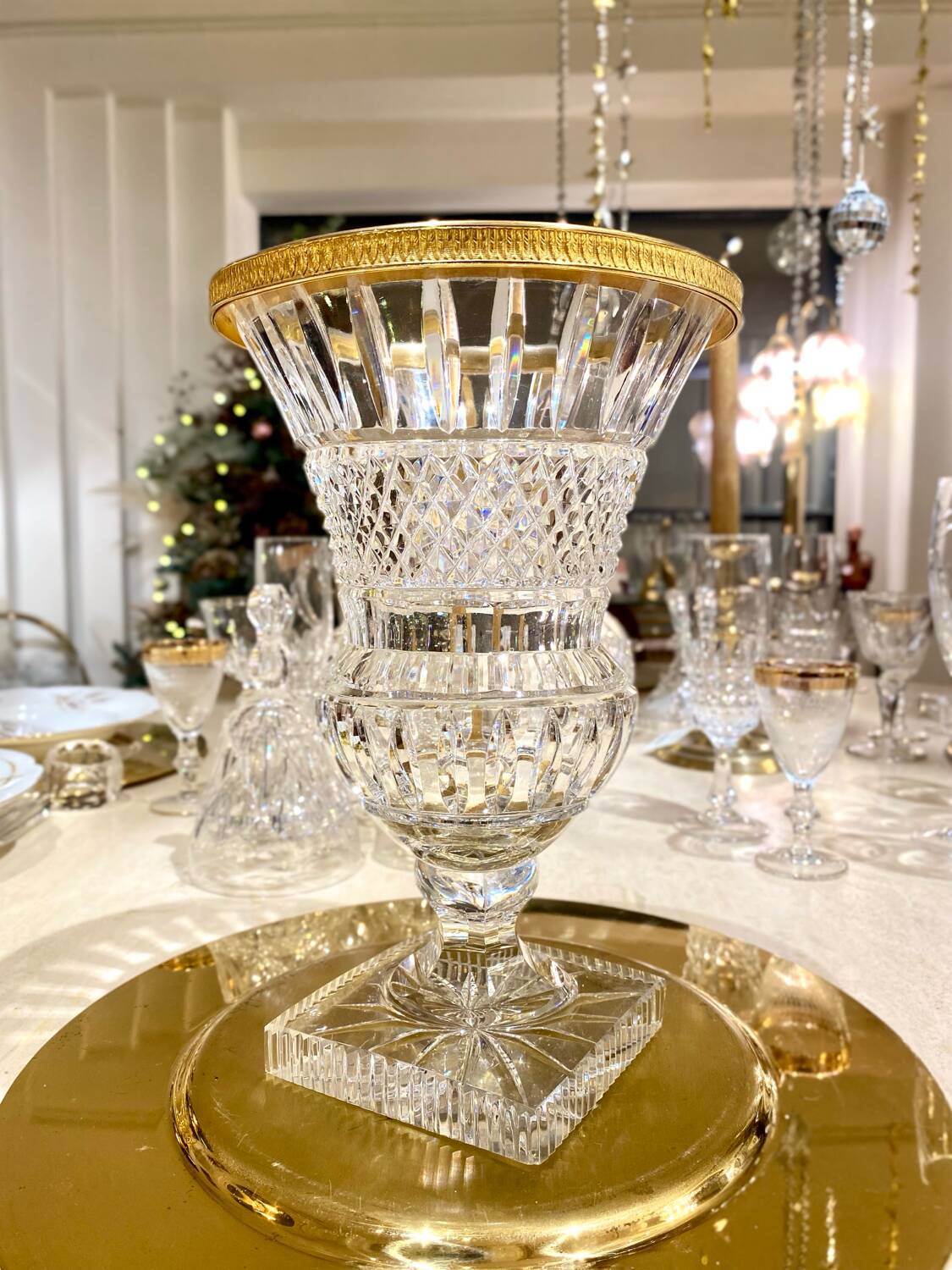 Medici bohemian crystal vase
