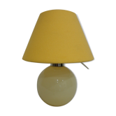 Vintage ball lamp in opaline glass