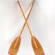 Pair of old wooden oars