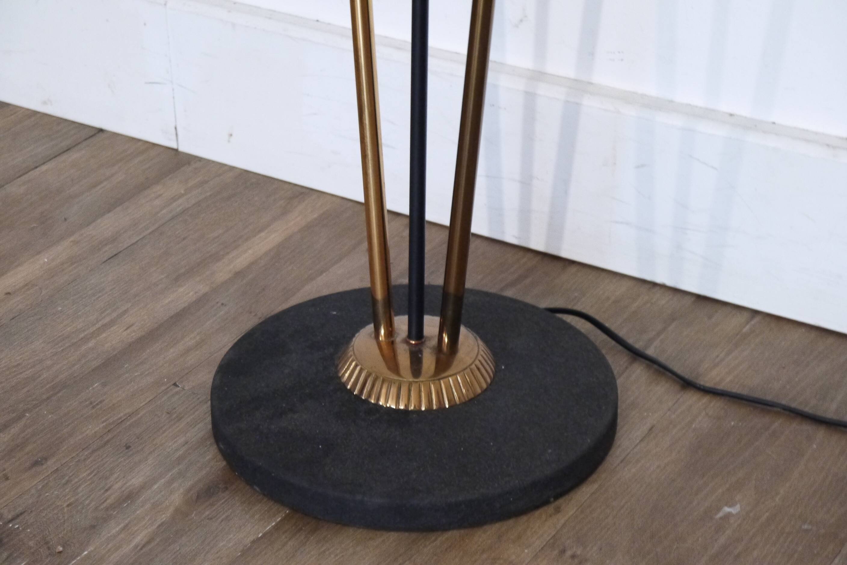 Lampadaire moderniste  à 3 feux 1960