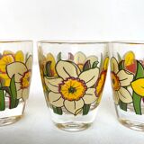 Vintage floral glasses