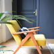 Fauteuil kompas vert océan