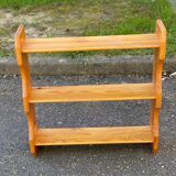 Solid pine wall shelf