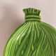 Beurrier barbotine feuille verte avec couteau bambou noir