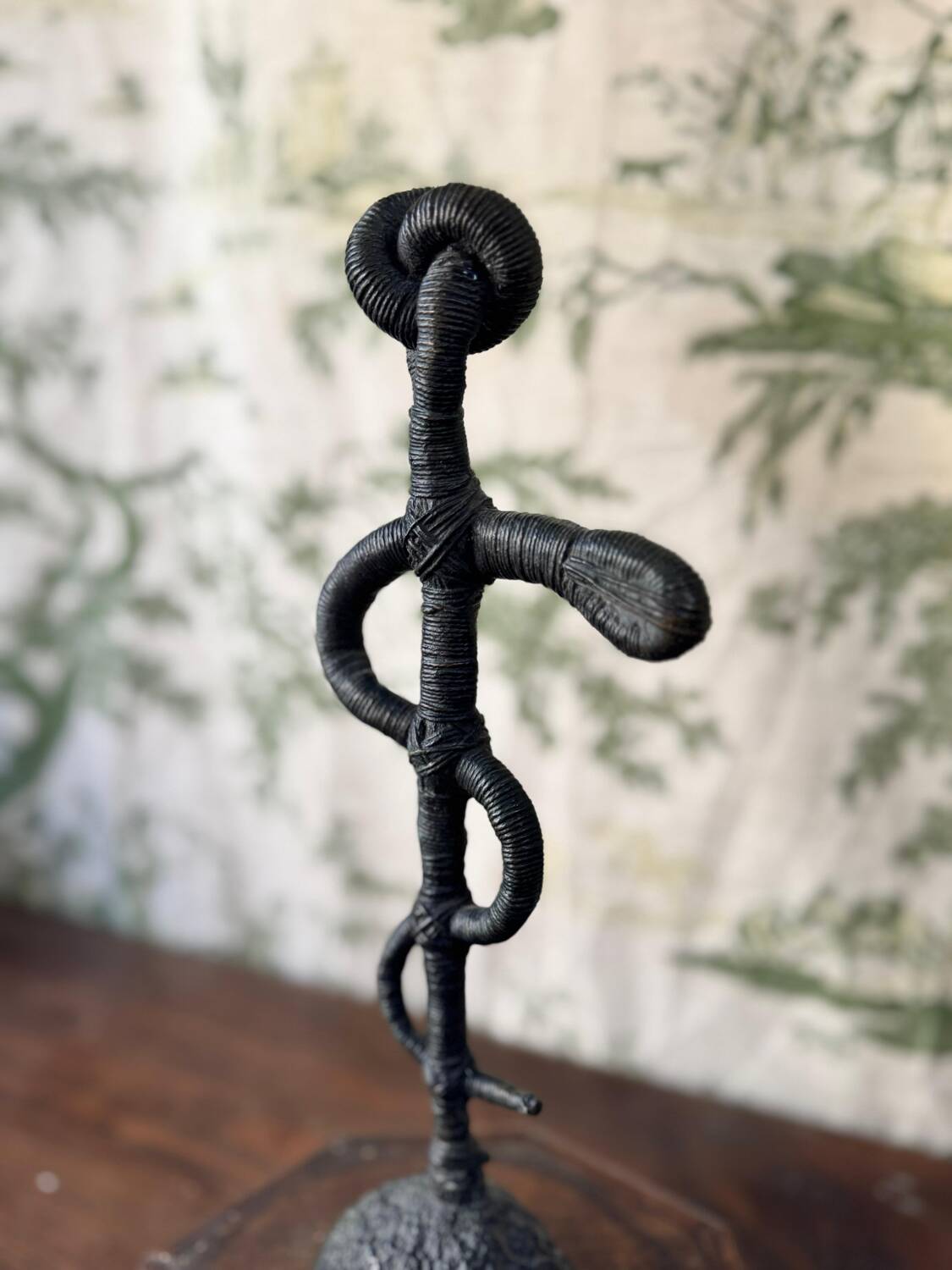 Bronze sculpture by Christian Jaccard: "Caduceus" – limited edition