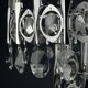 Classic glass chandelier from the mid-century by Gaetano Sciolari, Italy, 1970s.