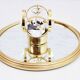 Round brass mirror top
