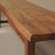 Large solid wood table, handcrafted.