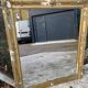 19th century empire mirror with gilded frame 100x115cm