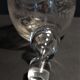 Carafe en verre gravé fin XIXème
