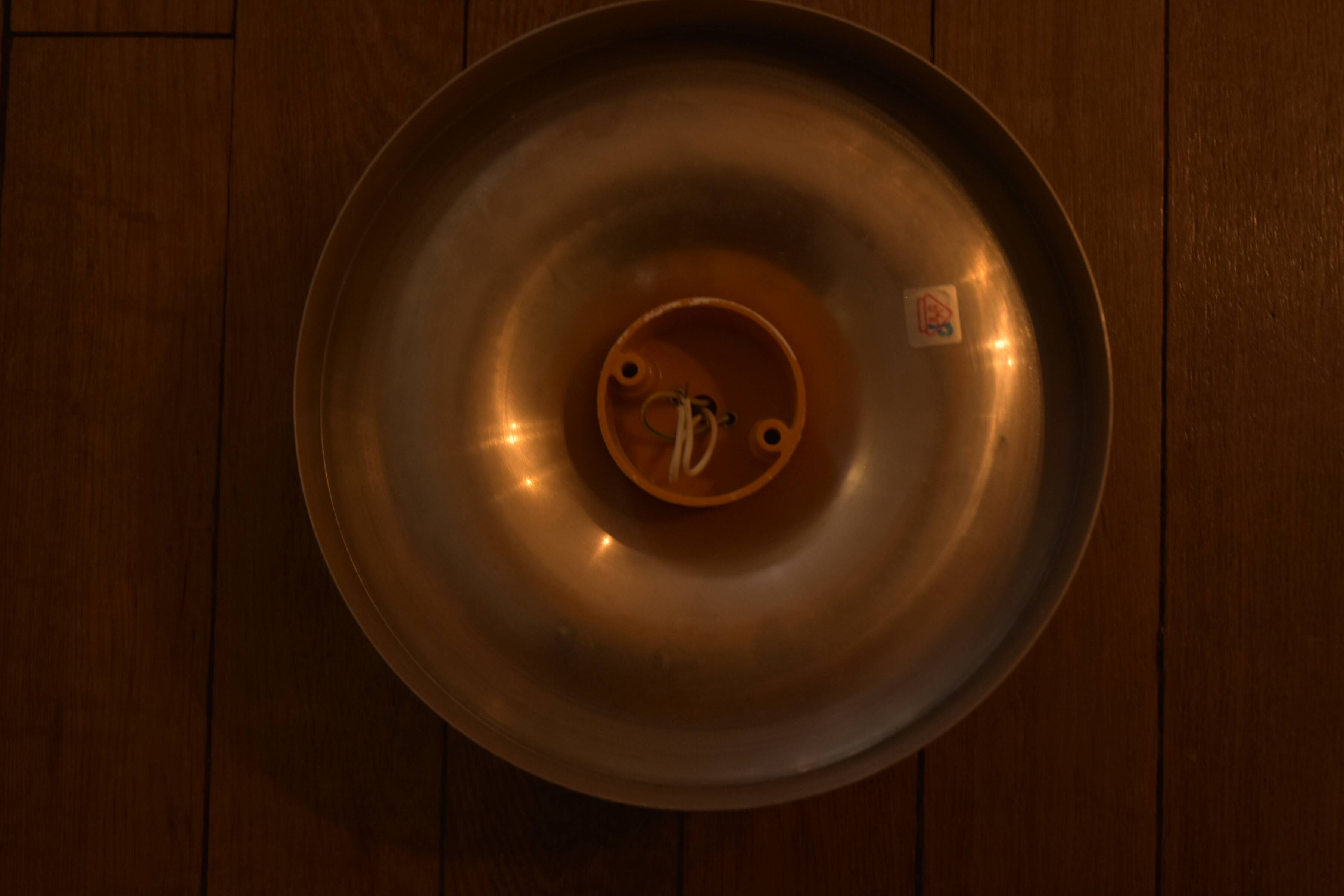 Aluminium wall light, model Teka 7717-19, design by Charlotte Perriand.