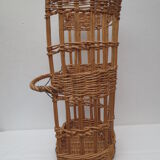 Old wicker bakery bread basket