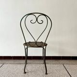 Wrought iron chair