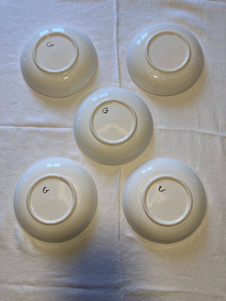 Vallauris thistle plates