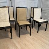 6 chairs Pierre Vandel, Paris, 1970s