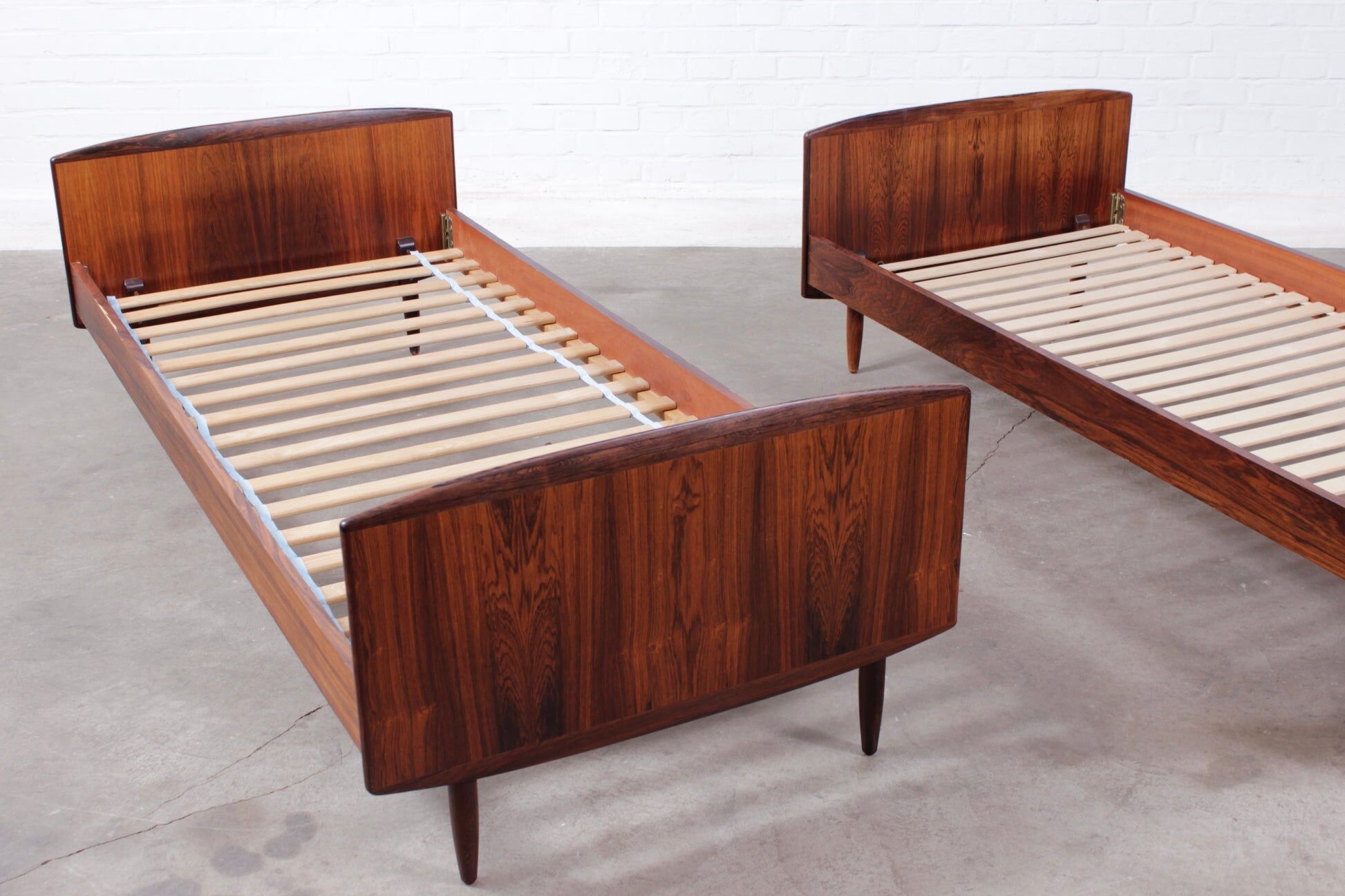 Vintage teak bed 50s 60s