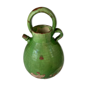 pot en céramique vert