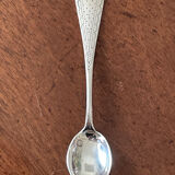 Small salt spoon Solid silver