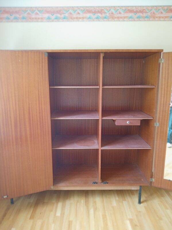Vintage 3-door wardrobe