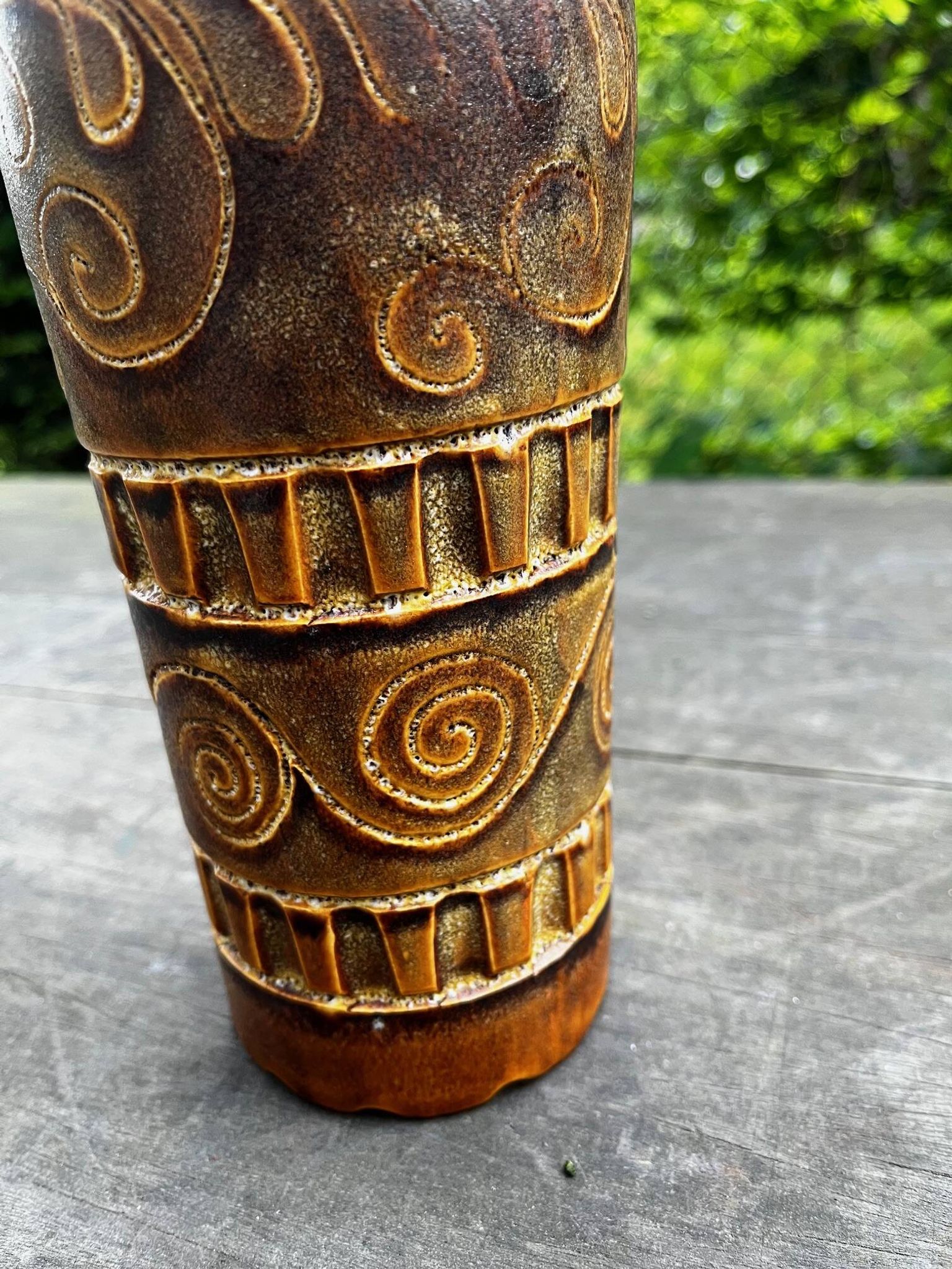 Ceramic vase from Vallauris Huguette Bessone