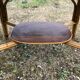Large coffee table in vintage rattan