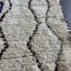Tapis Beni Ouarain marocain  vintage – 90x180 cm