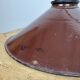Industrial Dark Red Enamel Factory Pendant Lamp, 1960s