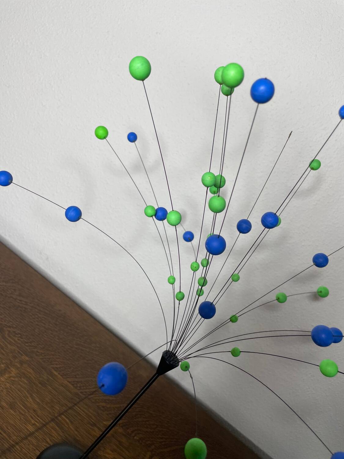 Mobile pop art kinetic ball sculpture, Lauris Lonborg, 70s