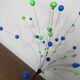Mobile pop art kinetic ball sculpture, Lauris Lonborg, 70s