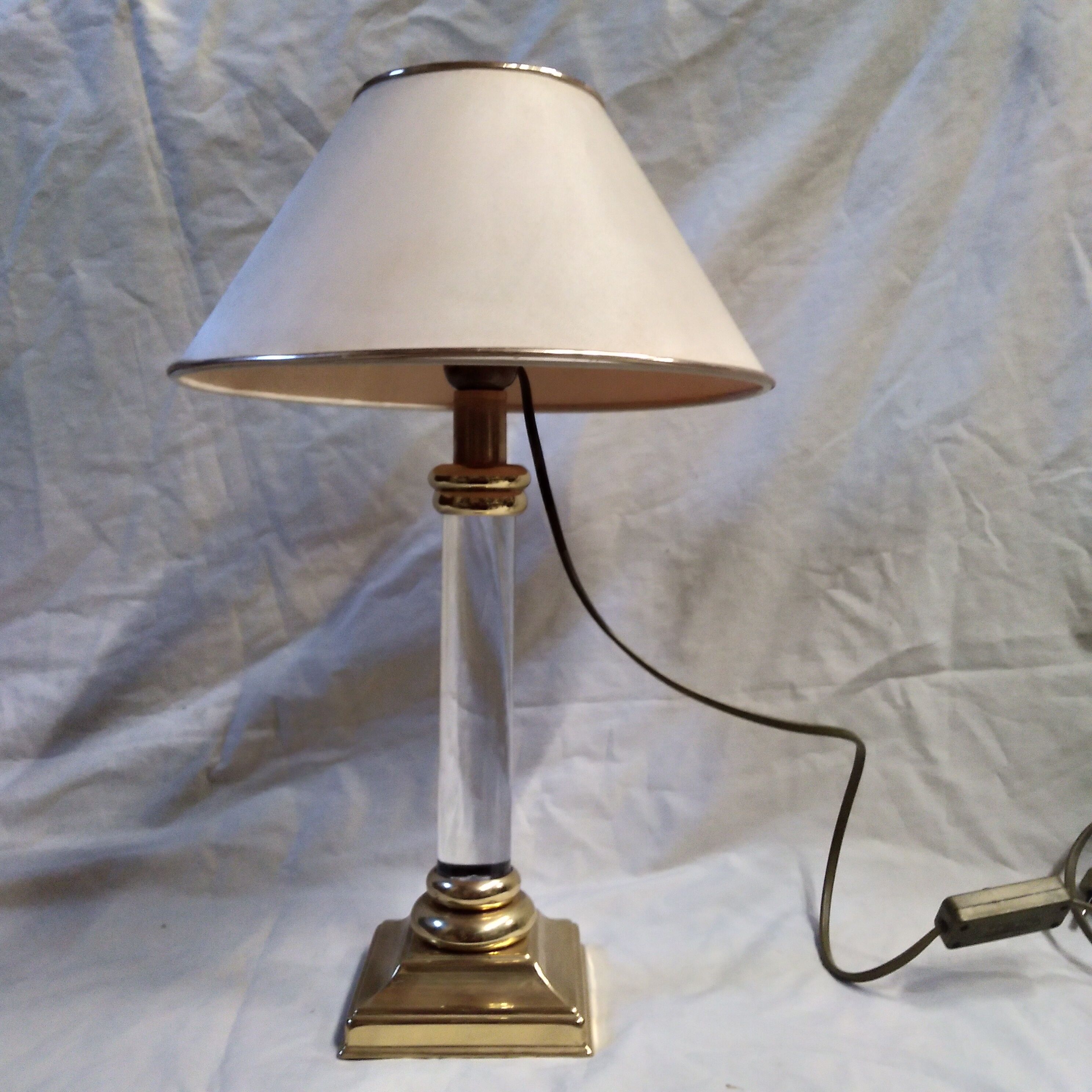 Brass lamp and plexi the Dauphin 1970