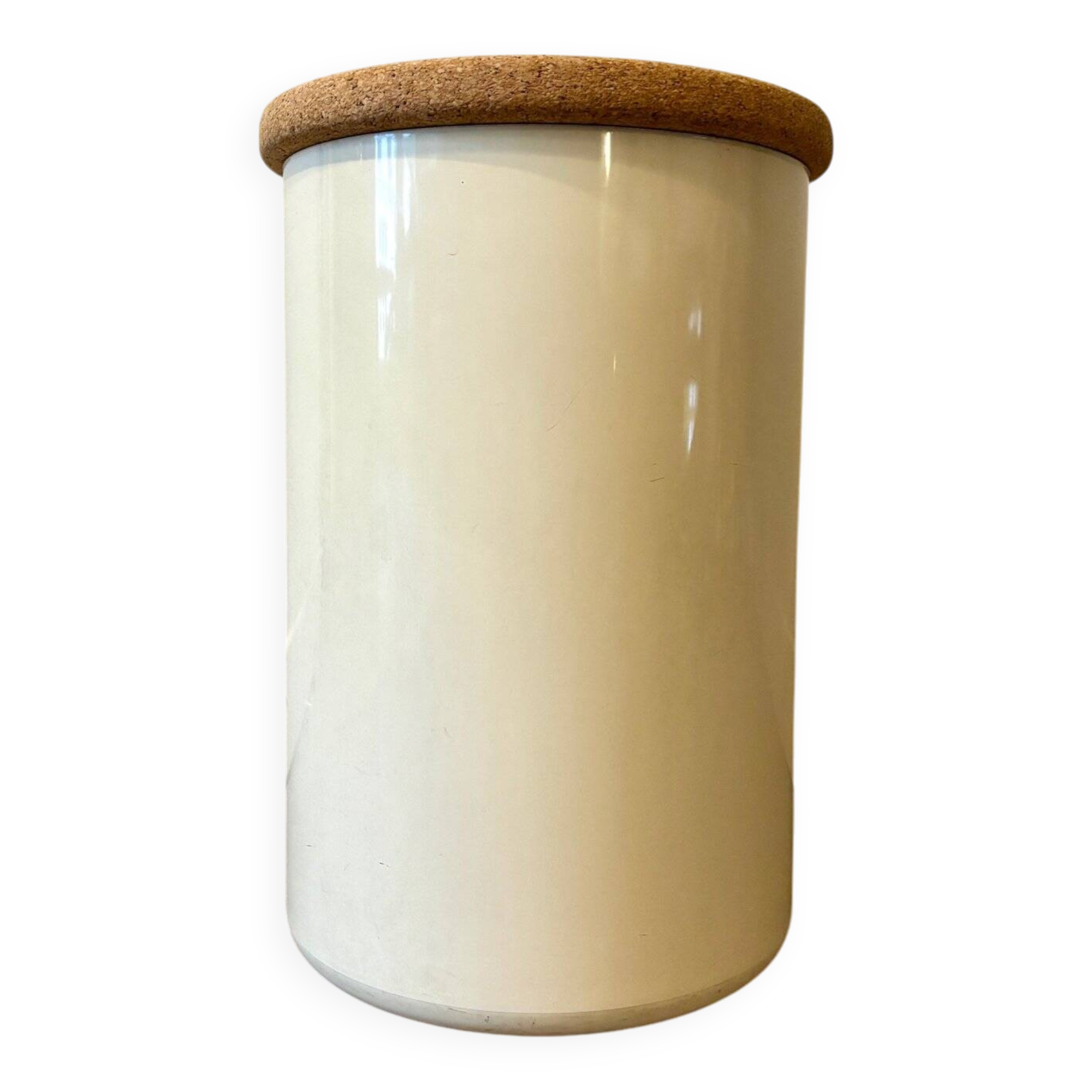 Crayonne beige plastic stool, 1970s