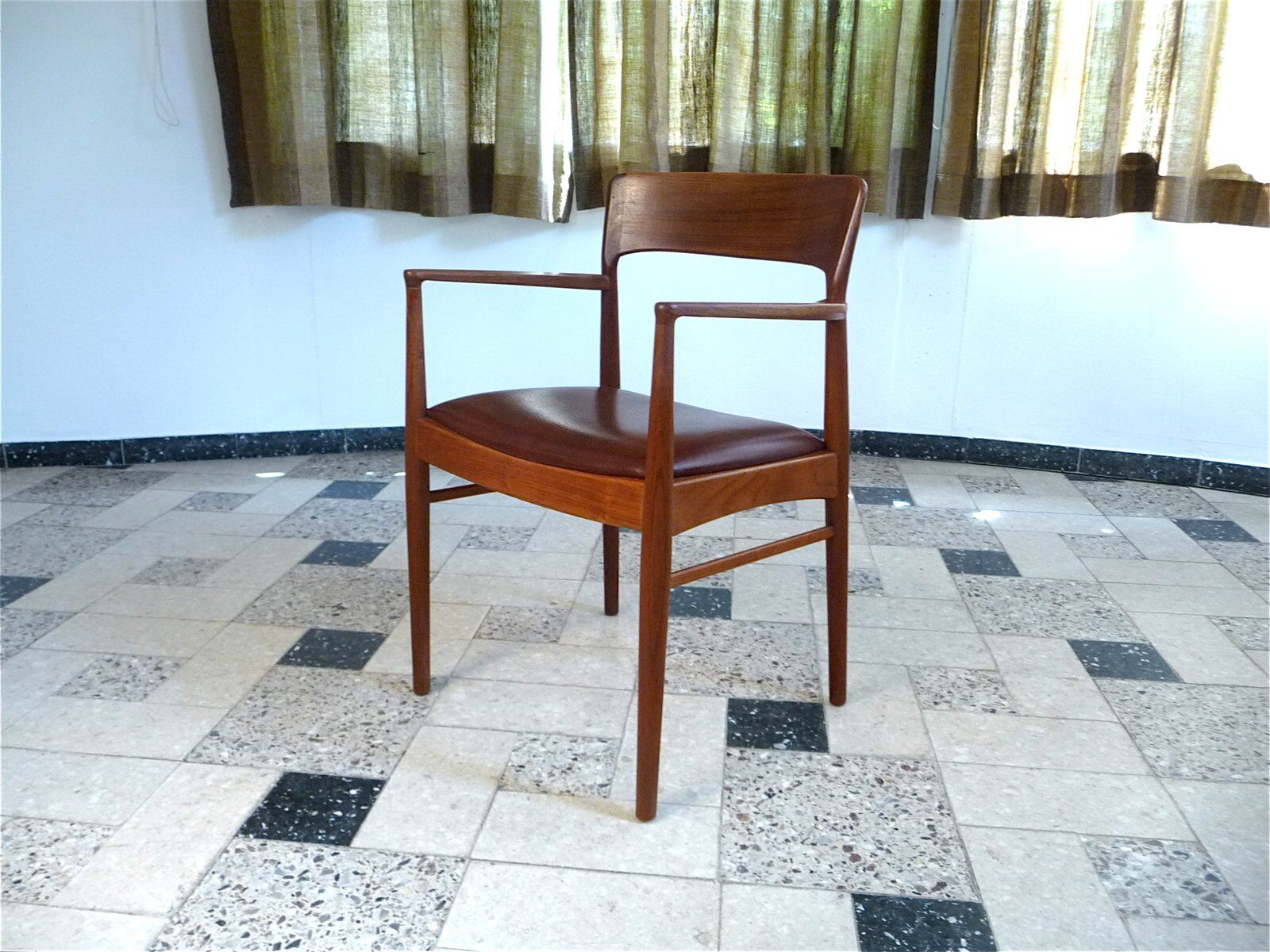 Set of 2 Scandinavian teak armchairs from Korup Stolefabrik, Denmark 1960s