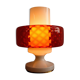 Czechoslovak Colored Glass Table Lamp by OPP Jihlava, 1970s
