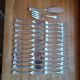 26-piece silver-plated fish set and serving cutlery
