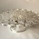 Lead crystal glass cake plate on foot by Nachtmann - Vintage