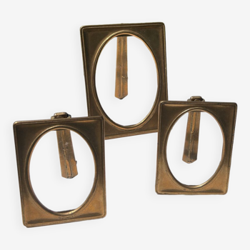 Golden photo frames