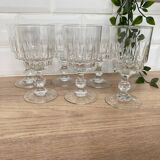 Set of 6 Luminarc Lance red wine glasses