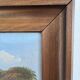 Vintage original landscape oil painting, signed countryside art, c. 1930