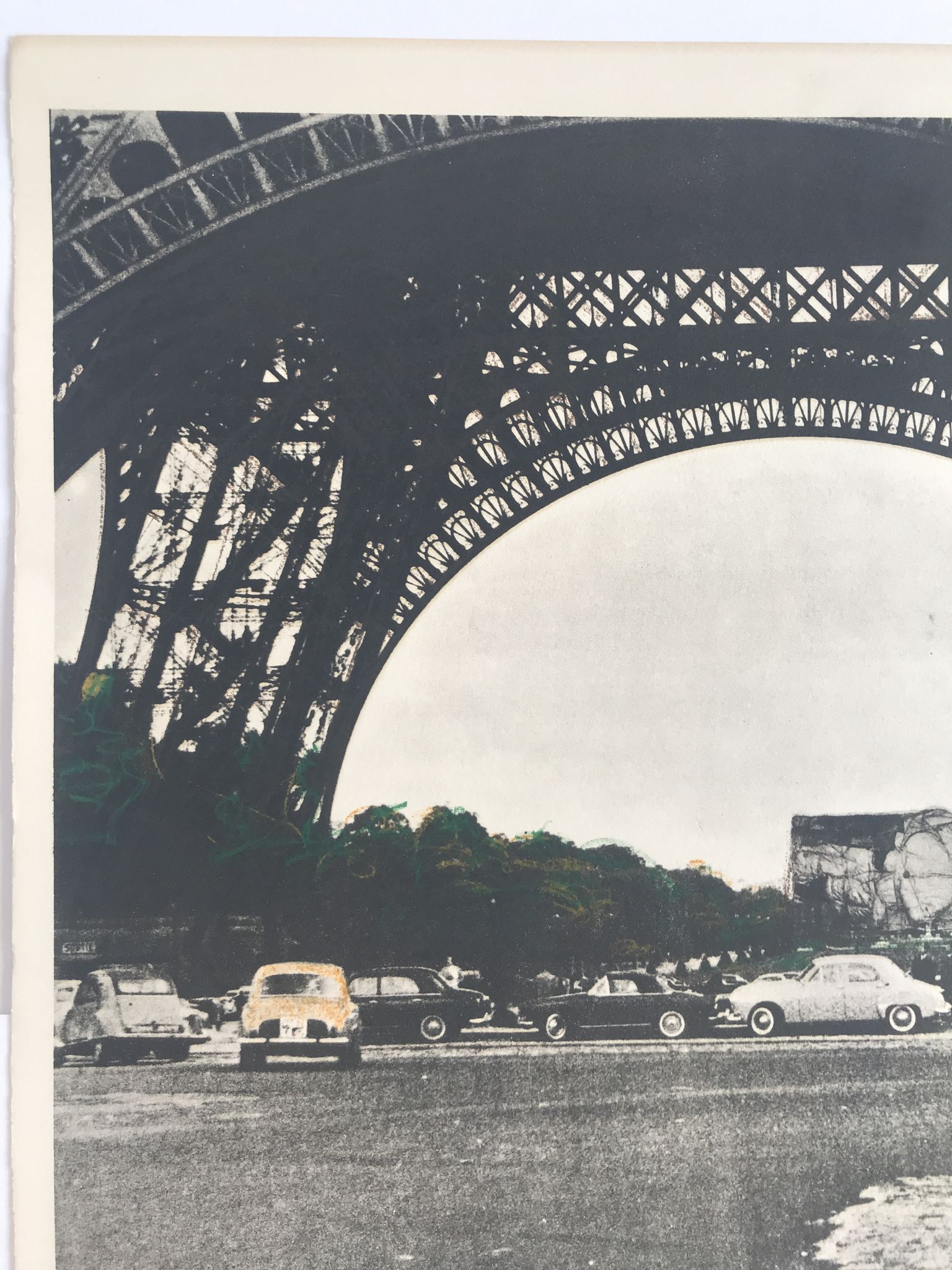 Original lithograph signed by CHRISTO, Wrapping of the Ecole Militaire, 1970
