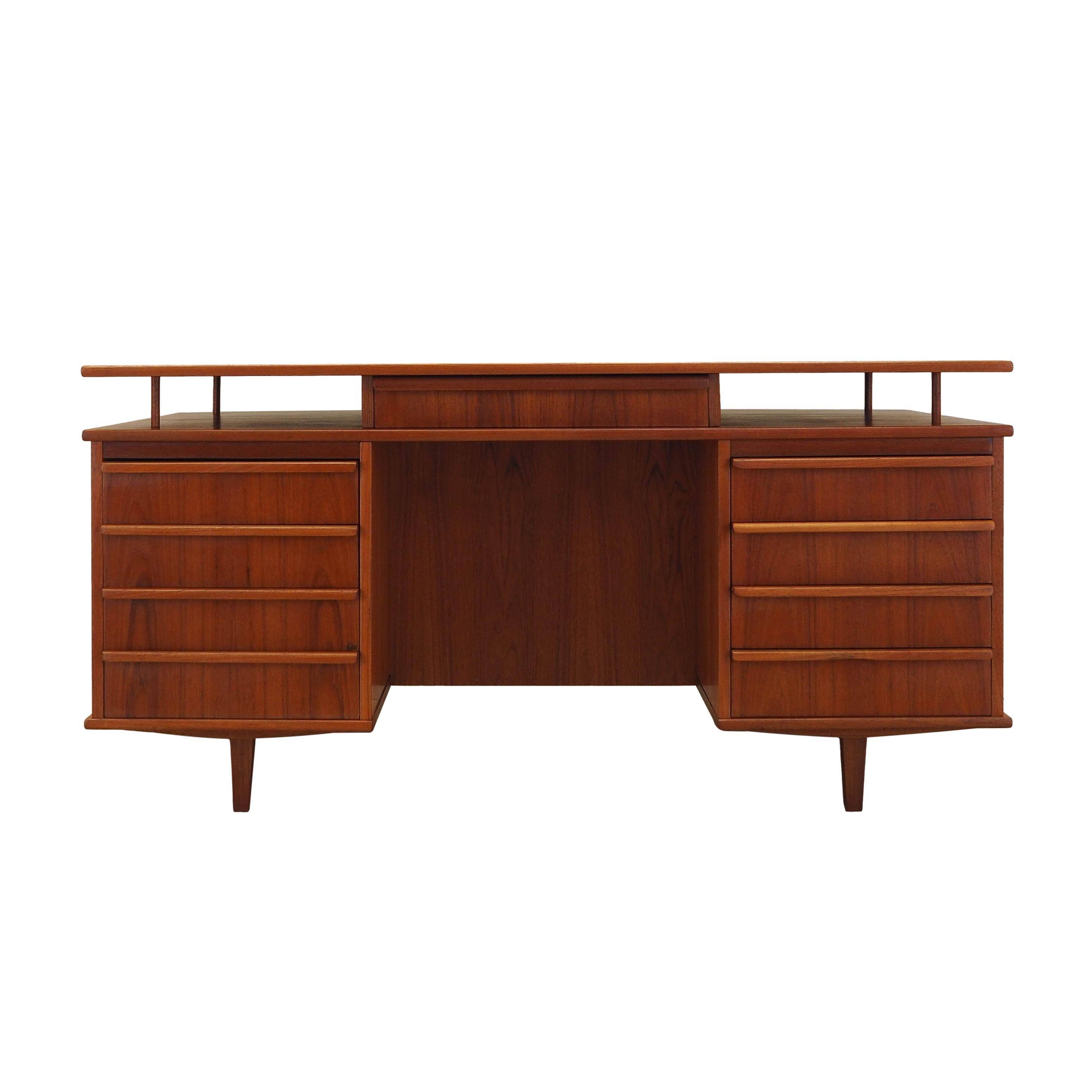 Teak desk, Danish design, 1970s, manufactured in Denmark