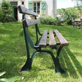 Vintage public park bench