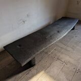 Table basse chêne brûlé