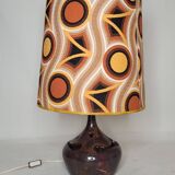 70s stoneware lamp