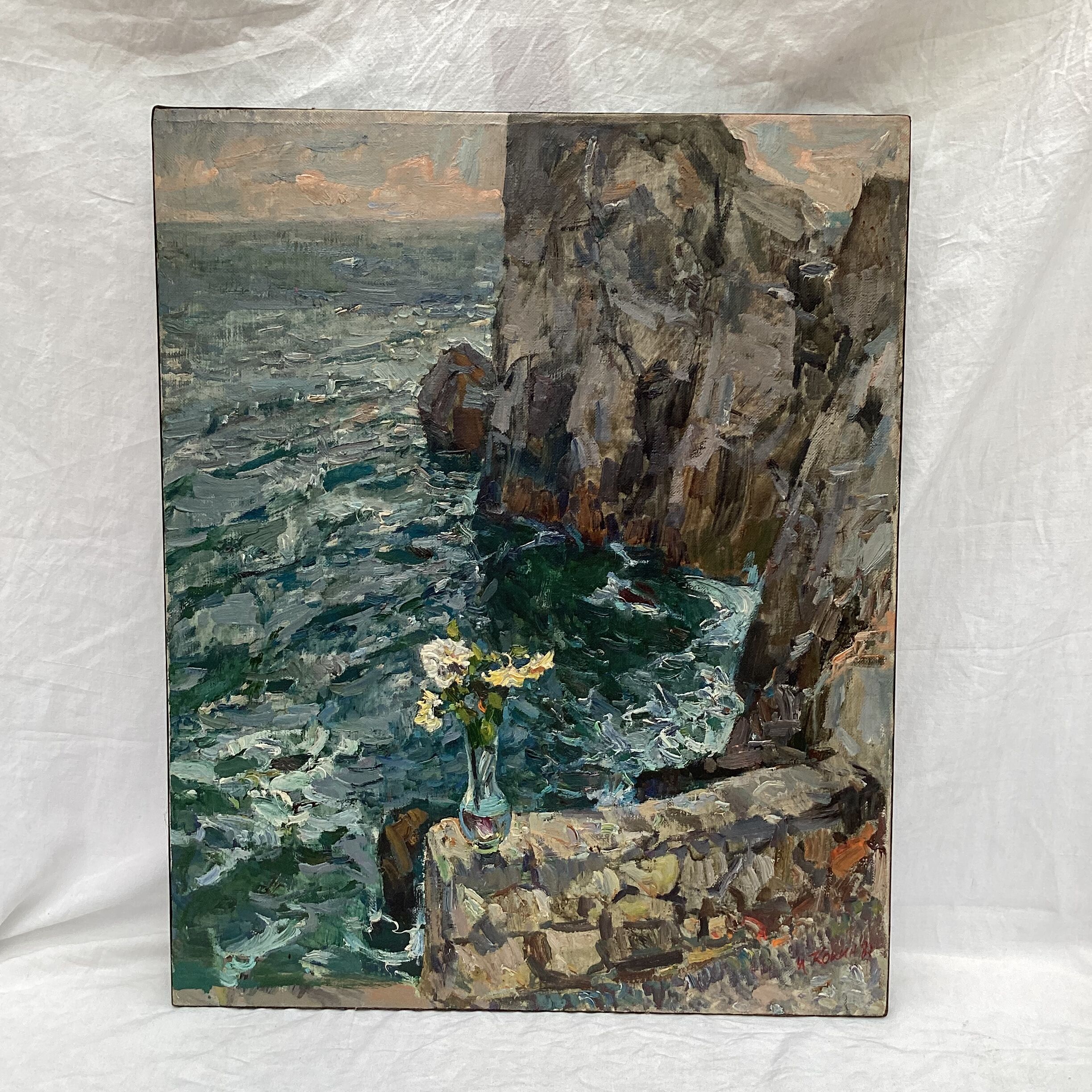 Painting by michael kokin / 1921-2009 / oil on canvas » dimension : 80x65