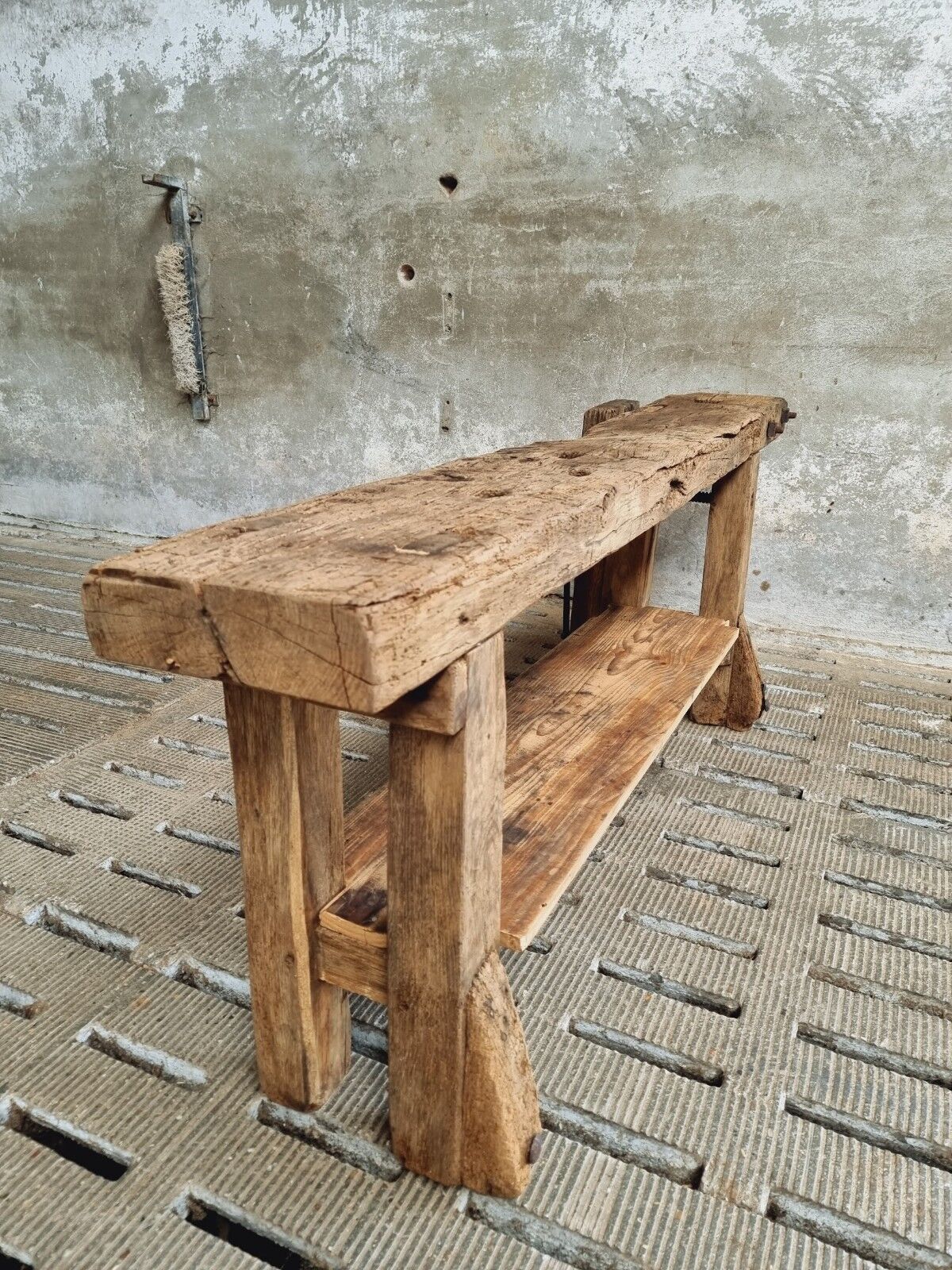 Workbench oak side table 19th century